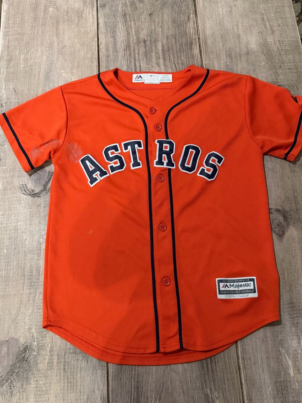 BUNDLE Houston Astros/NFL Kids Navy & Orange Team Jersey - Brand: Nike/Majestic - Picture 3 of 16